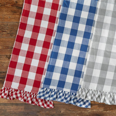 Wicklow Ruffled Table Runners - China Blue Park Designs - The Fox Decor